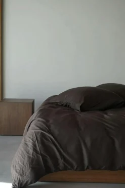 Bamboo Pillowcase 50x60 cm 2-pack, Dark Grey