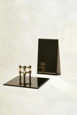 Base Glass Rectangular 17 x 30 cm, Smoked Black