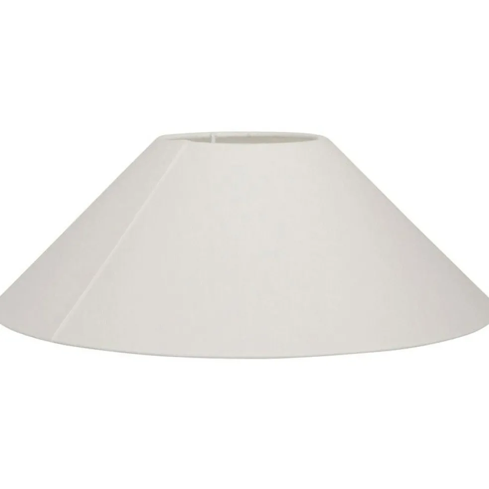 Basic Flat Lampshade White, 42 cm