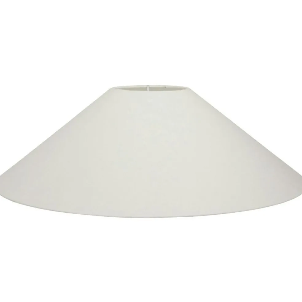 Basic Flat Lampshade White, 42 cm
