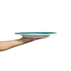 Basic Plate 28 cm, Plum