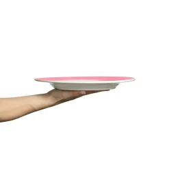 Basic Plate 28 cm, Plum