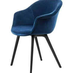 Bat Dining Chair Upholstered / Plastic Base, Remix 3 233