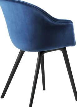 Bat Dining Chair Upholstered / Plastic Base, Remix 3 233