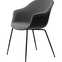 Bat Dining Chair Upholstered Front / Conical Base, Remix 3 152