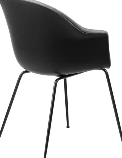 Bat Dining Chair Upholstered Front / Conical Base, Remix 3 152