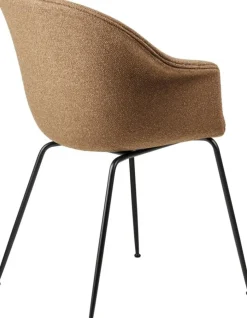 Bat Dining Chair Upholstered / Conical Base, Remix 3 123