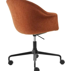 Bat Swivel Chair Upholstered Front, Dandy 905