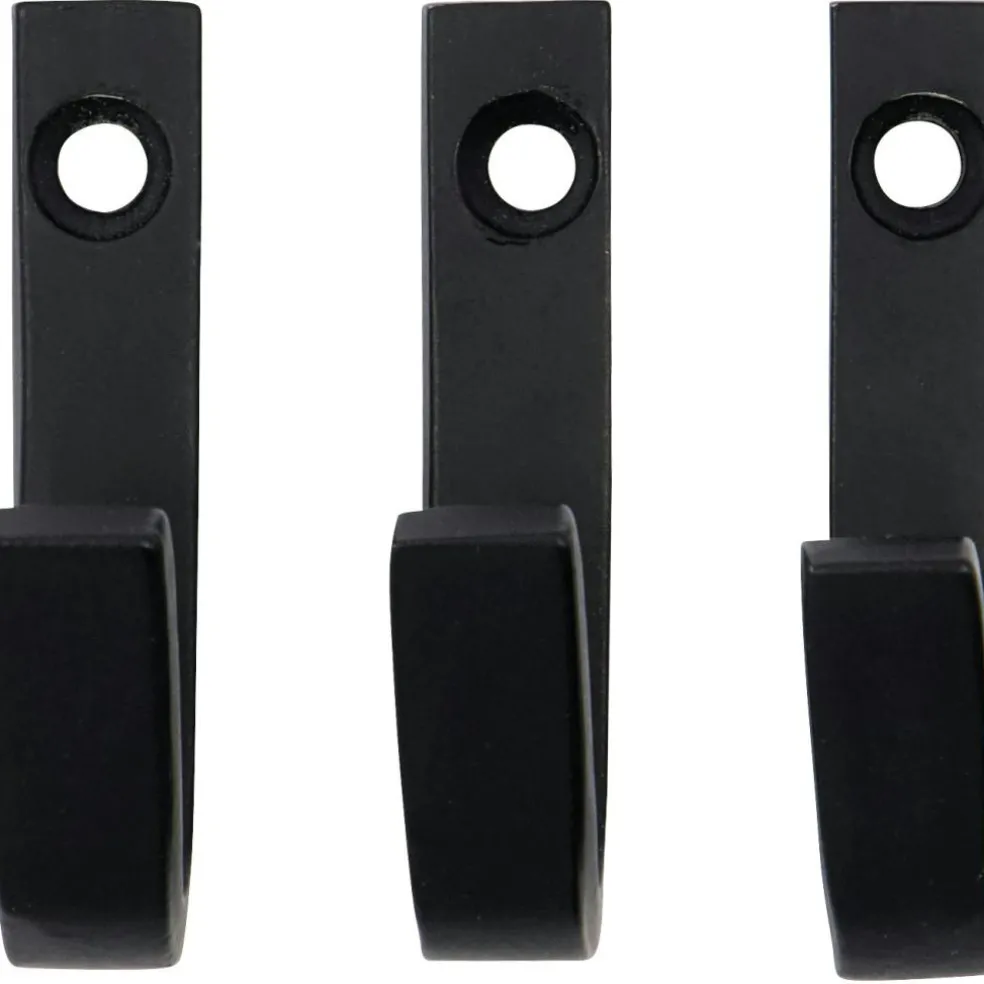 Bath Hooks 5 cm 3-pack, Black