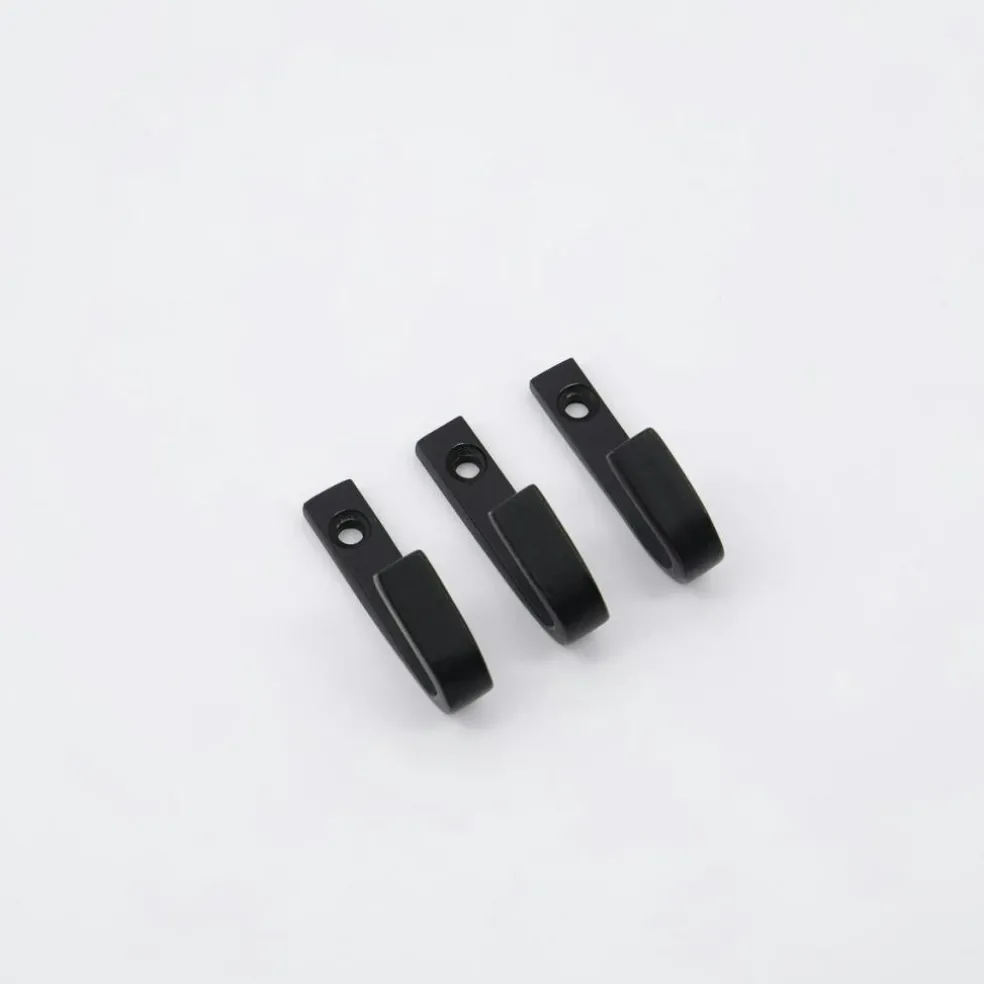 Bath Hooks 5 cm 3-pack, Black