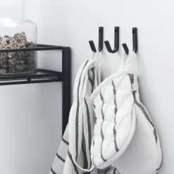 Bath Hooks 5 cm 3-pack, Black