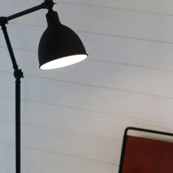 Bazar Floor Lamp, Sand Black