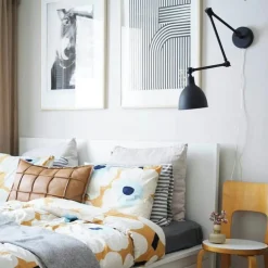 Bazar Wall Lamp Long Arm, Grey