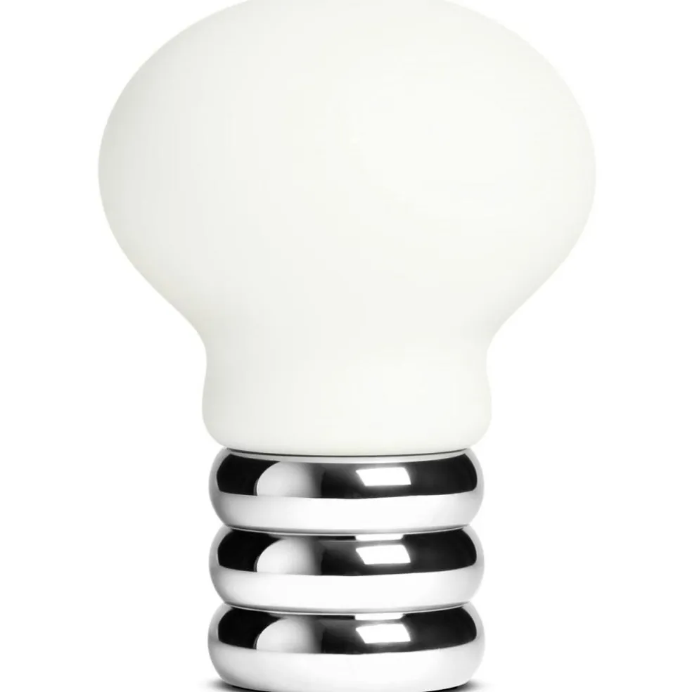 B.Bulb Table Lamp Portable, White