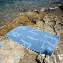 Beach Towel 85x160 cm, North Sea Blue