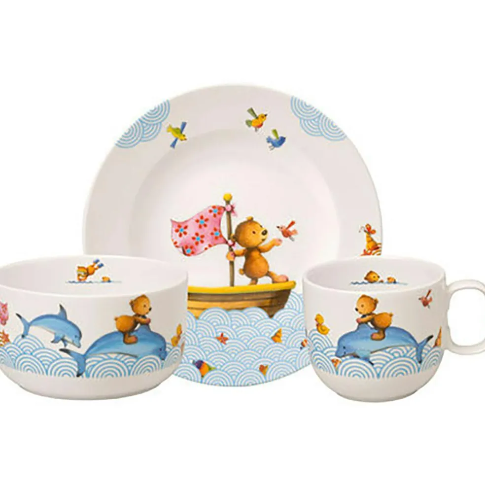 Bear Children'S Dinnerware 3 Pieces , Hungry Bear
