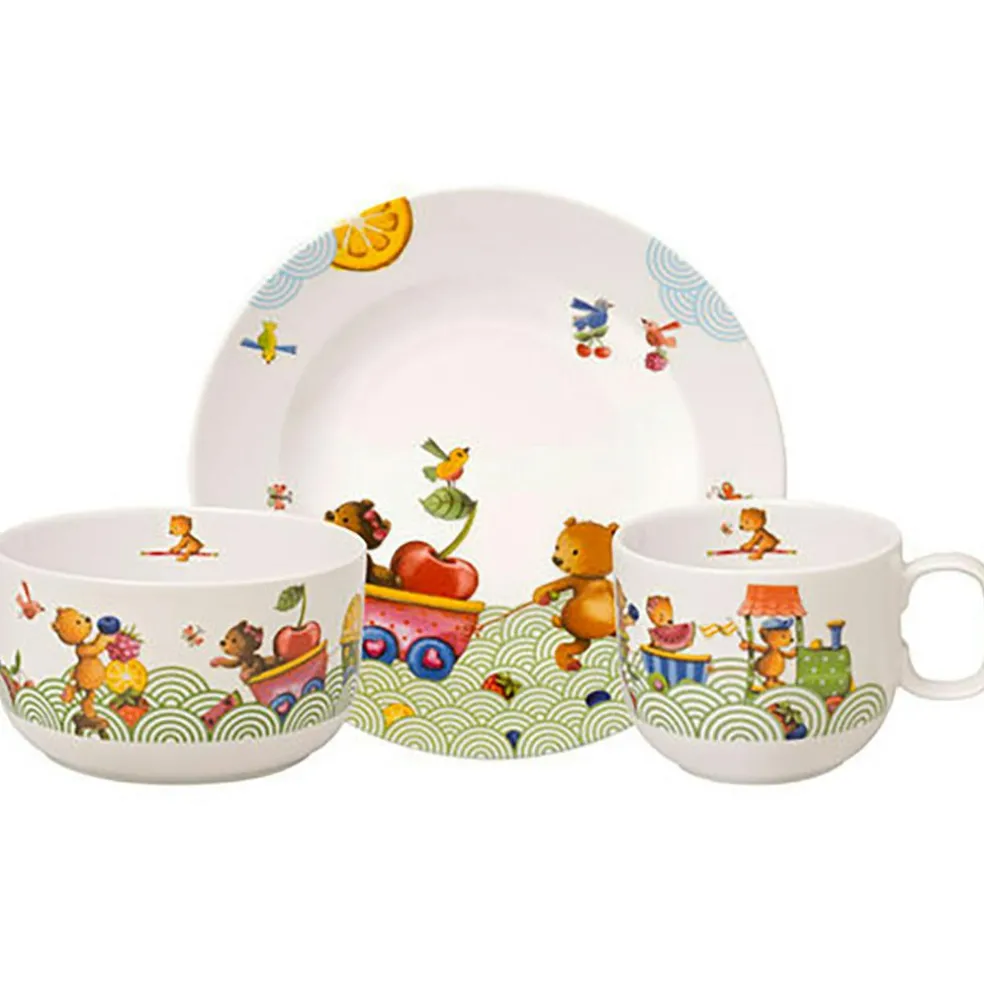 Bear Children'S Dinnerware 3 Pieces , Hungry Bear