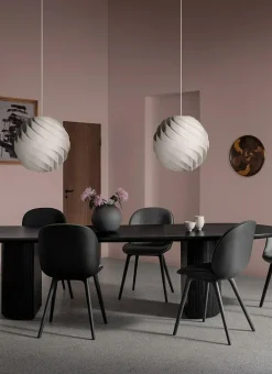 Beetle Chair Upholstered Front / Plastic Base, Plain 0023