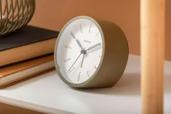 Belle Numbers Alarm Clock, White