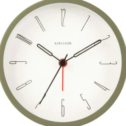 Belle Numbers Alarm Clock, White