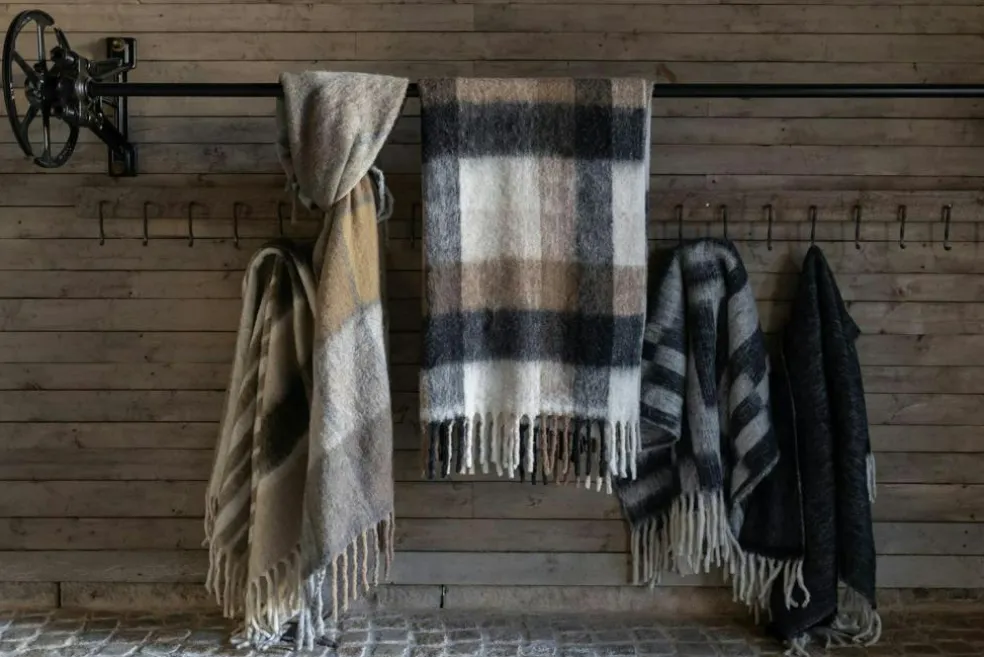 Bello Plaid 130x170 cm, Brown/Beige