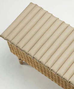 Bench Cushion 38x120 cm Outdoor, Beige