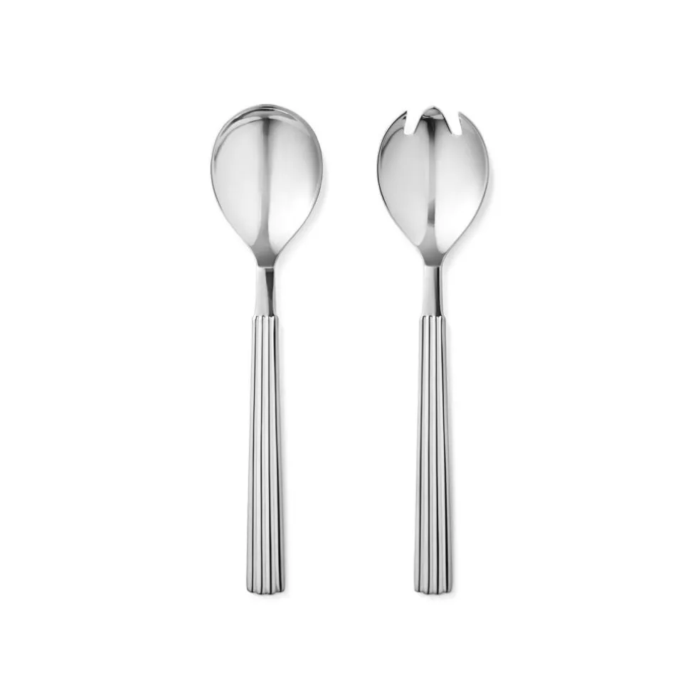 Bernadotte Salad Servers, Stainless Steel