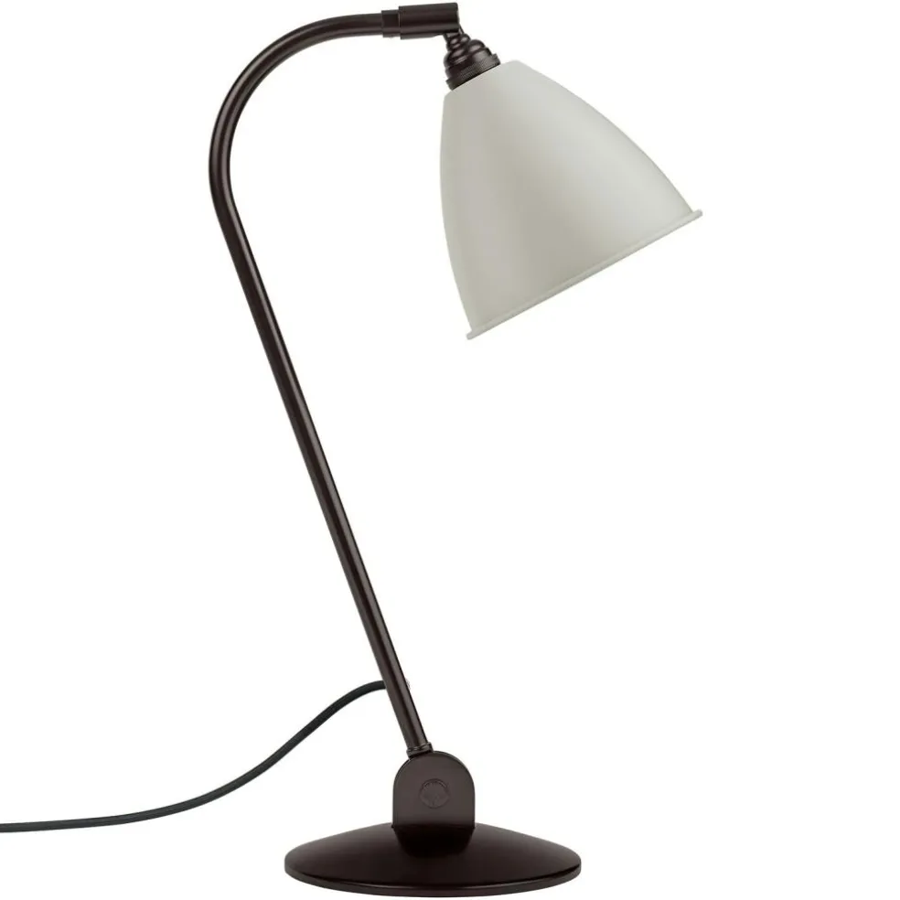 Bestlite BL2 Table Lamp, Black Brass/Classic White