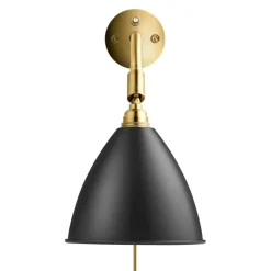 Bestlite BL7 Wall Lamp, Chrome / Black