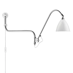 Bestlite BL10 Wall Lamp, Chrome/White