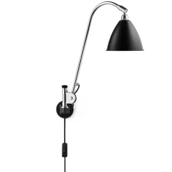 Bestlite BL6 Wall Lamp, Chrome/Black