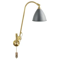 Bestlite BL6 Wall Lamp, Chrome/Black