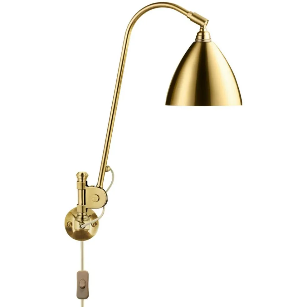 Bestlite BL6 Wall Lamp, Chrome/Black