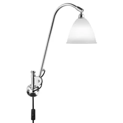 Bestlite BL6 Wall Lamp, Chrome/Black