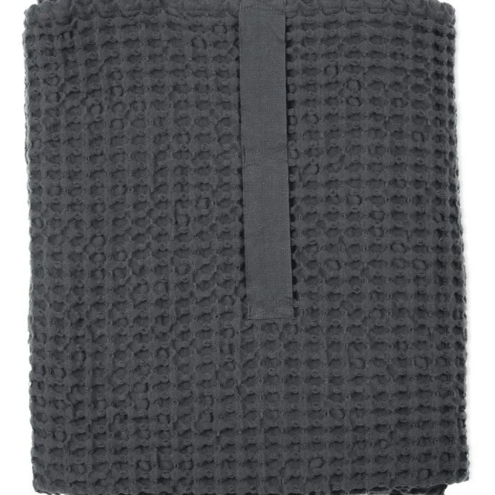 Big Waffle Towel / Blanket, Dark Grey