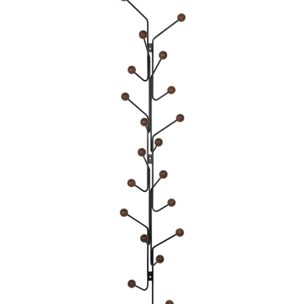 Bill Coat Rack Vertical, Black / Black