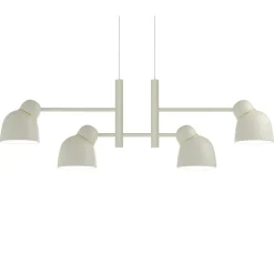 Bird Pendant Linear 119 cm, Opal / Sand