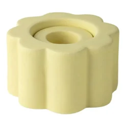 Birgit Vase / Candlestick 5 cm, Pale Yellow