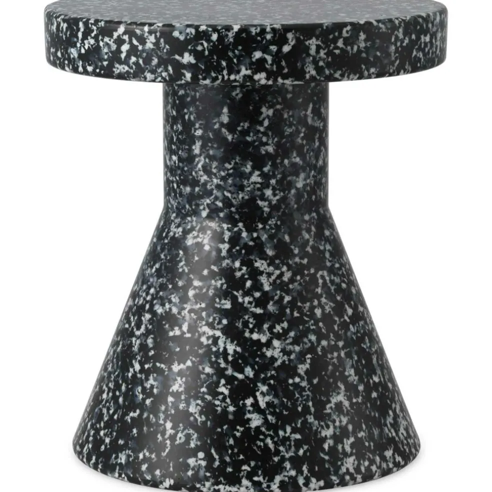 Bit Stool / Side Table, Cone-shaped, Yellow