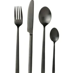 Bitz Cutlery 16 Delar, Black