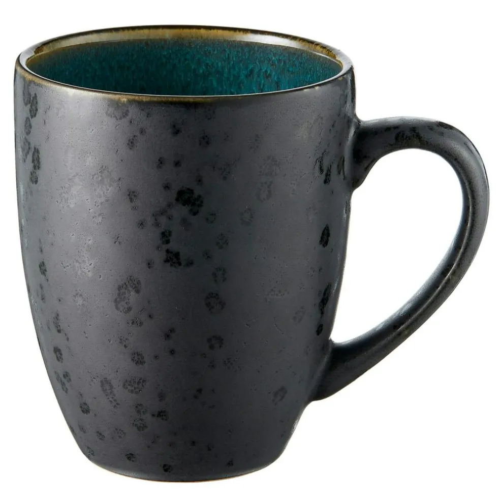 Bitz Mug 30cl, Black/Green