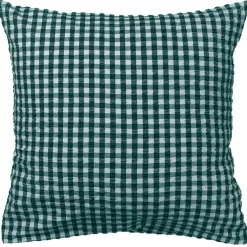 Bæk & Bølge Pillowcase 60x63 cm, Green/Pale Pink
