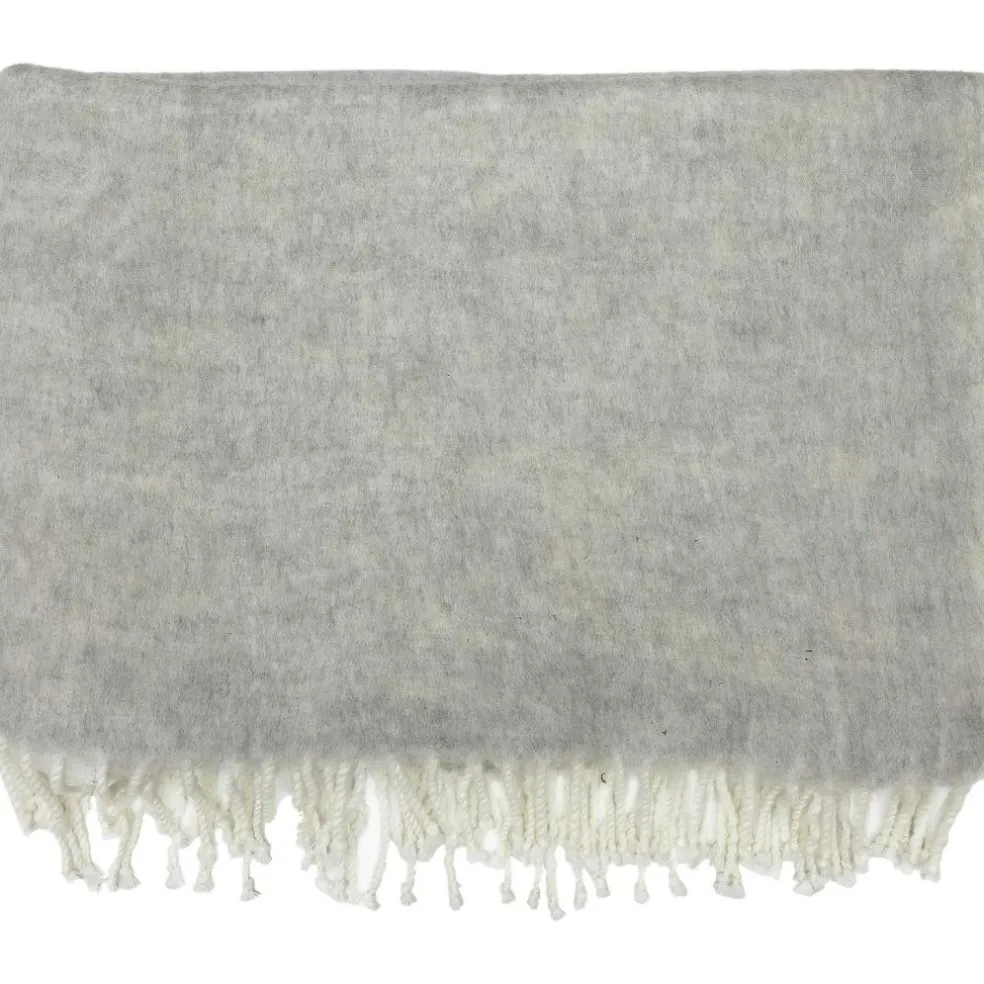 Blanket 130X170 cm, Beige/White