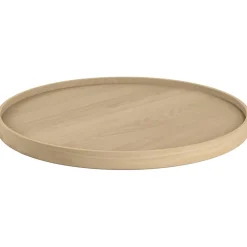 Bølling Tray Ø50 cm, Untreated Beech / Base