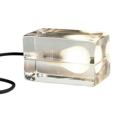 Block Lamp, Black Cable