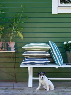 Block Stripe Outdoor Cushion 40x60 cm, Grey