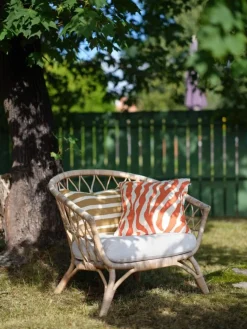 Block Stripe Outdoor Cushion 40x60 cm, Grey