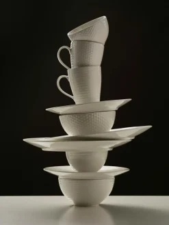 Blond Small Bowl 30 cl, White Stripe