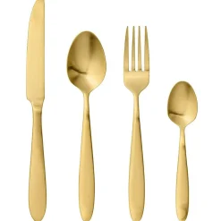 Bloomingville Cutlery set 4-Pcs, Gold