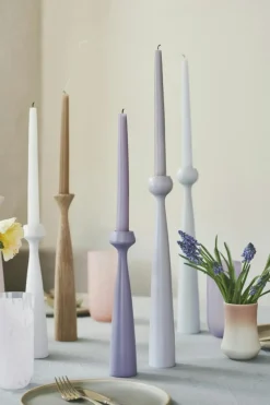 Blossom Candles 4-pack, Black